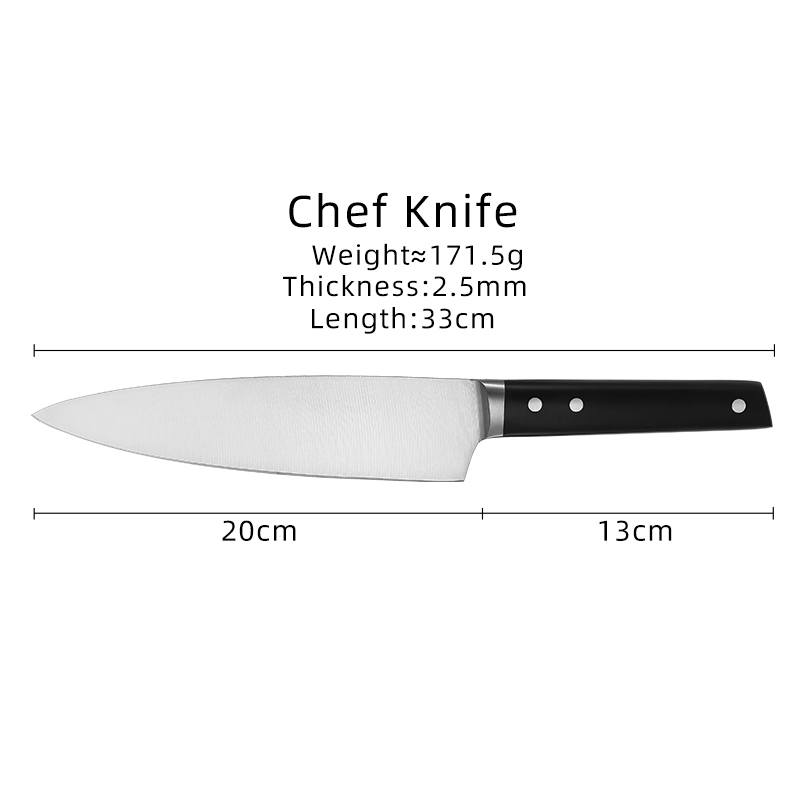 Couteau de cuisine en gros couteau de chef de haute qualité