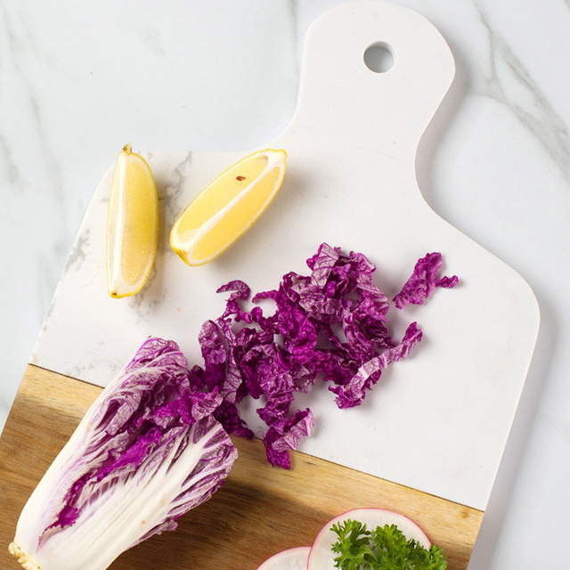 Marble And Acacia Wood Kitchen Cutting Board