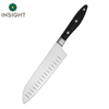 Cuchillo de santoku de acero inoxidable de 7 pulgadas