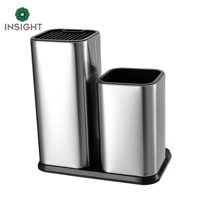 Stylish Knife Holder With Utensil Storage