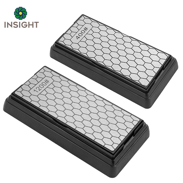 Diamond Sharpening Stone With Plastic Base