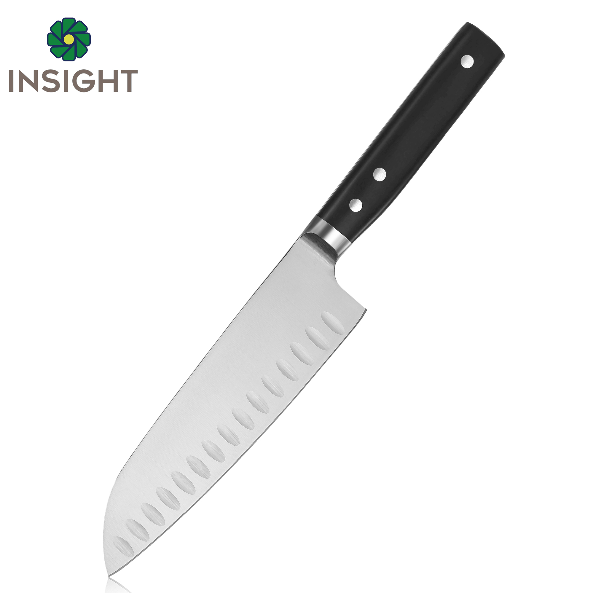 Coltello da cuoco giapponese da 7 pollici santoku