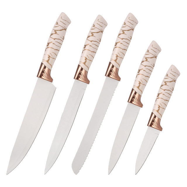 Knife Set With Kitchen Utensils