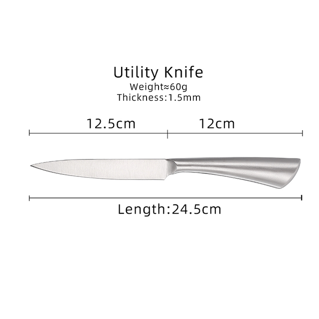 5 Inch Utility Knife With Hollow Handle