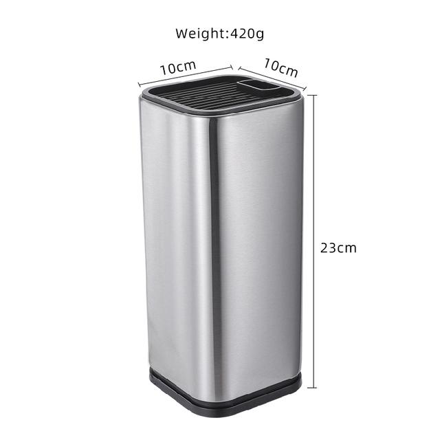Premium Stainless Steel Knife Block