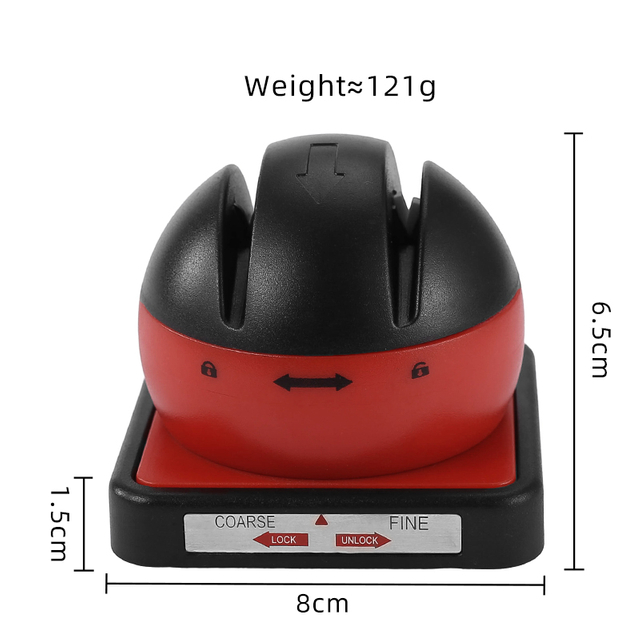 Round Multifunctional Knife Sharpener for Kitchen
