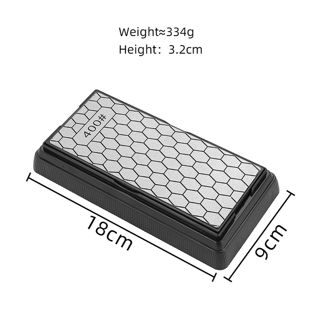 Diamond Sharpening Stone With Plastic Base
