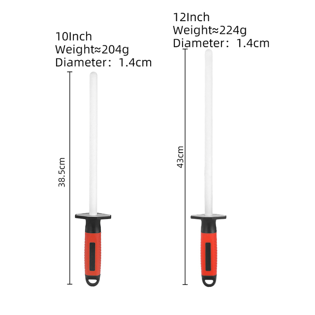 10 Inch Ceramic Sharpening Rod 