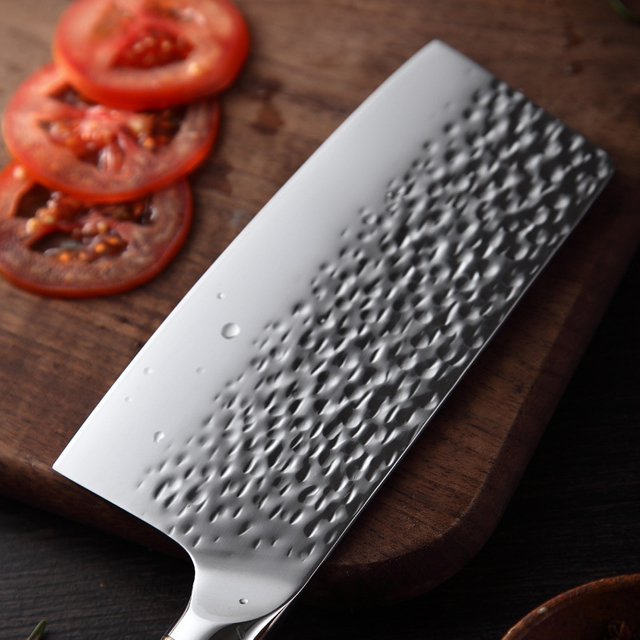 Meat Cleaver And Vegetable Kitchen Knife