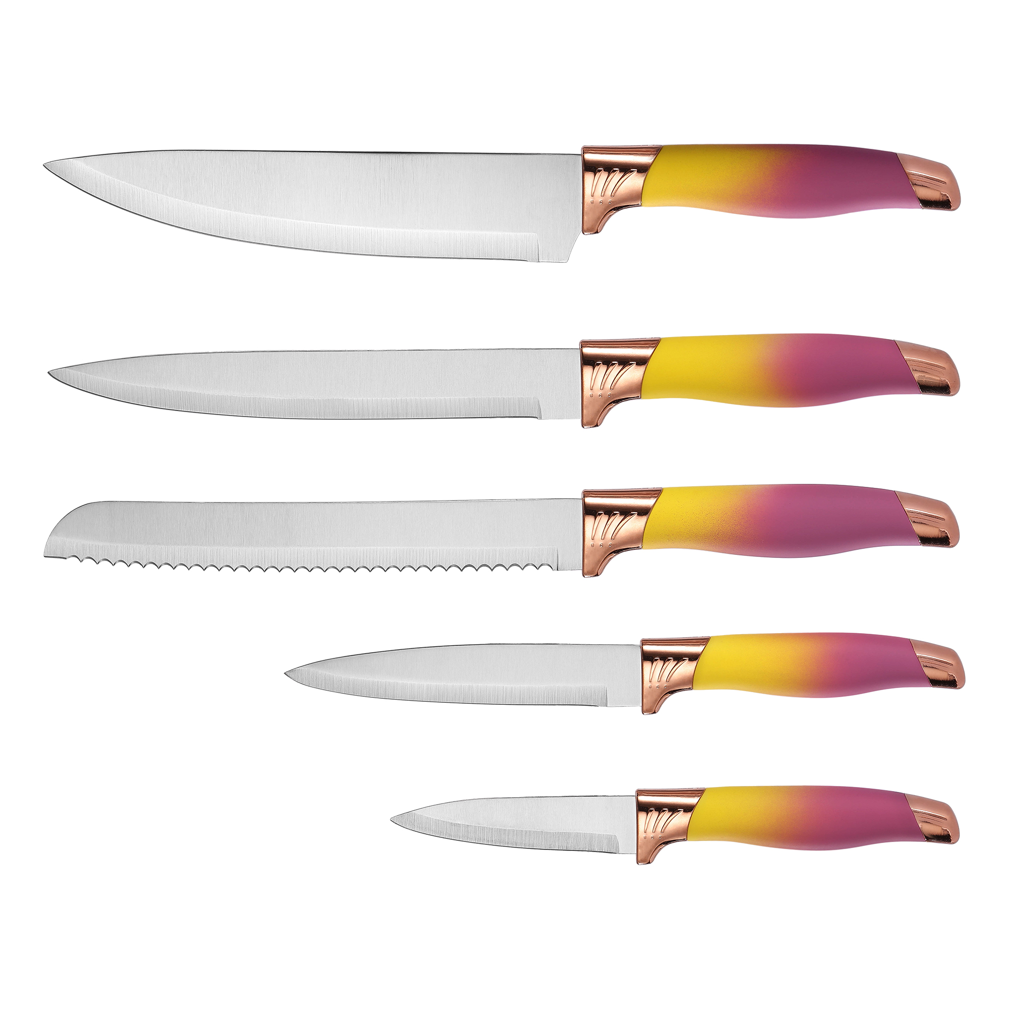 Set di coltelli da cucina in acciaio inossidabile ad alto contenuto di carbonio