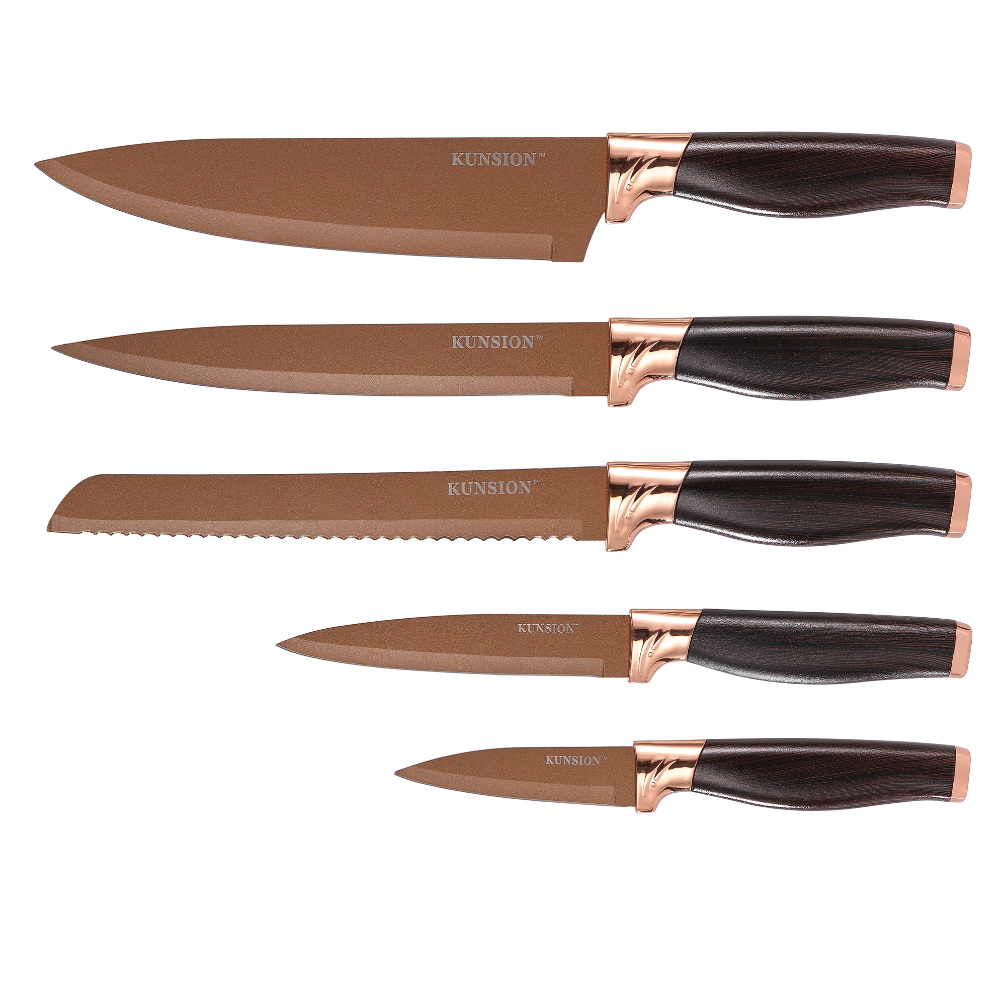 6-Pieces Professional Stainless Steel Knives Set
