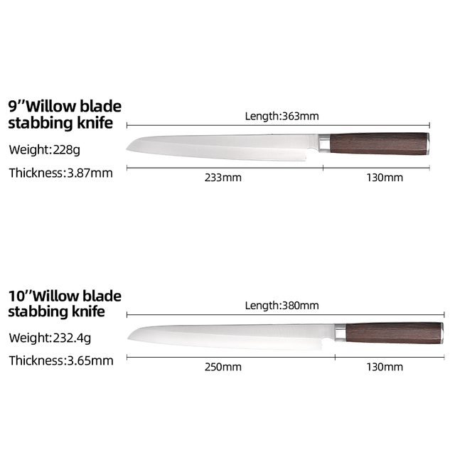 Stabbing Knife with Wooden Handle