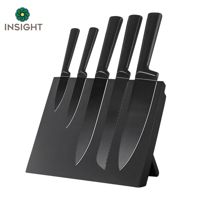 Black 3Cr13 Kitchen Kinfe Sets