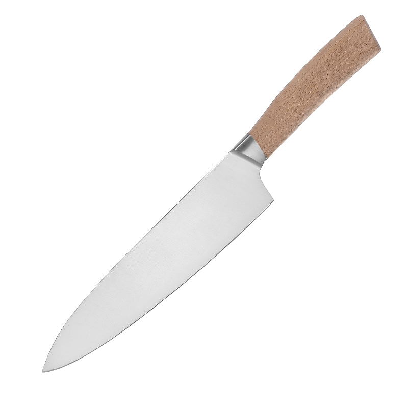 Set di coltelli globali con manico in legno