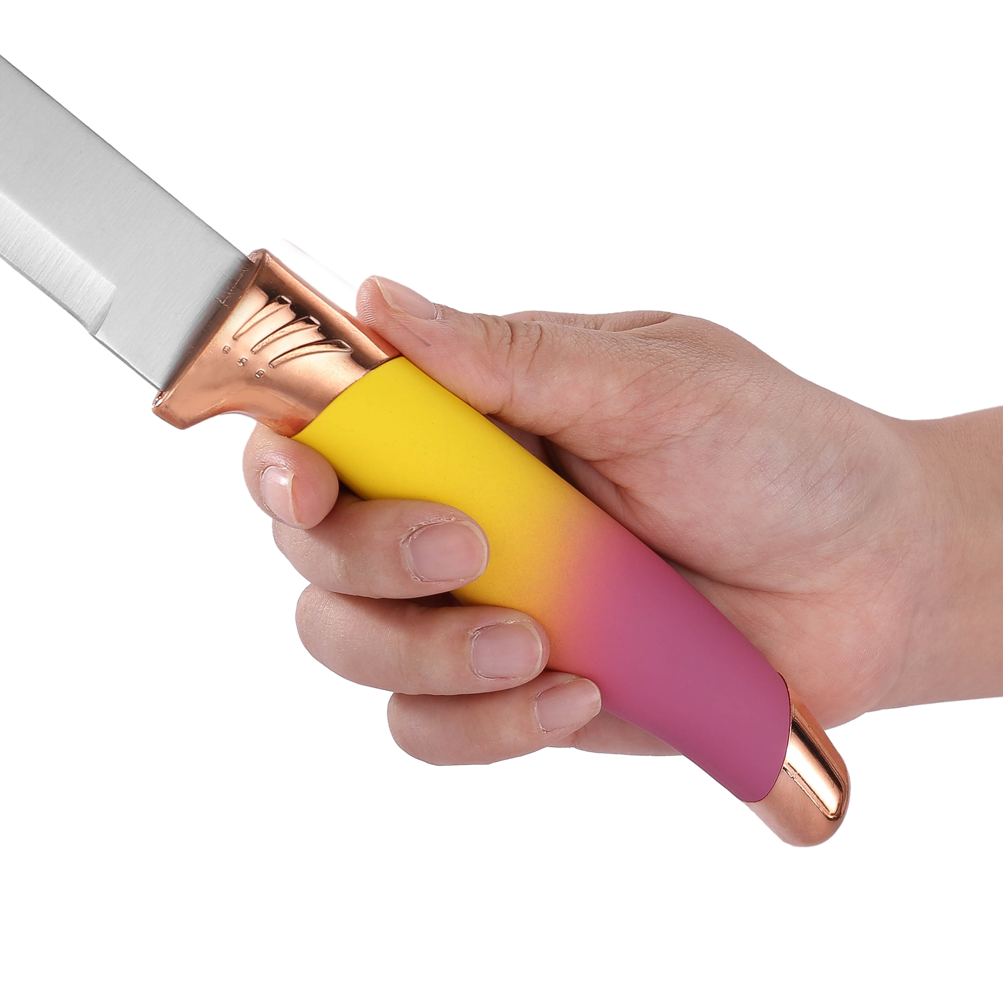 Set di coltelli da cucina in acciaio inossidabile ad alto contenuto di carbonio
