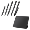 Black 3Cr13 Kitchen Kinfe Sets