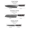 Damascus Knives Sets