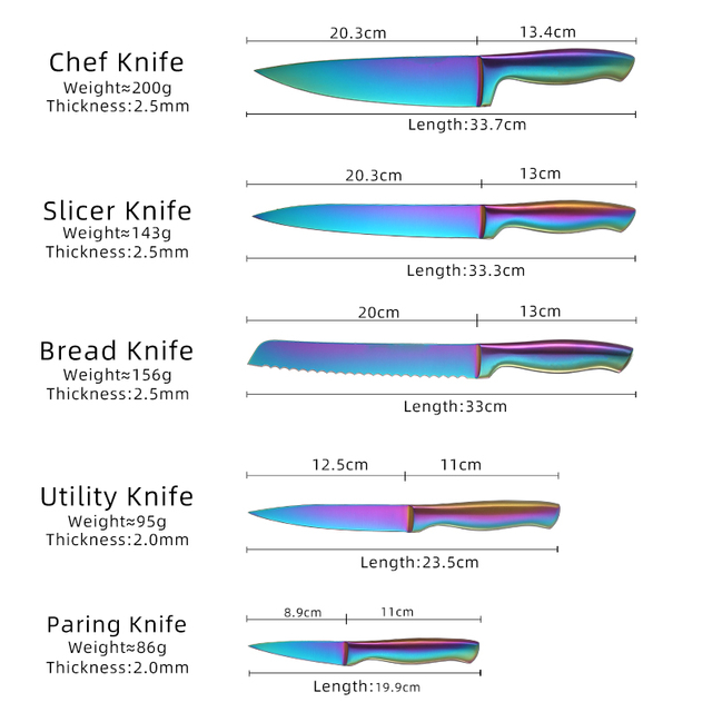 Colorful Painting Knife Sets