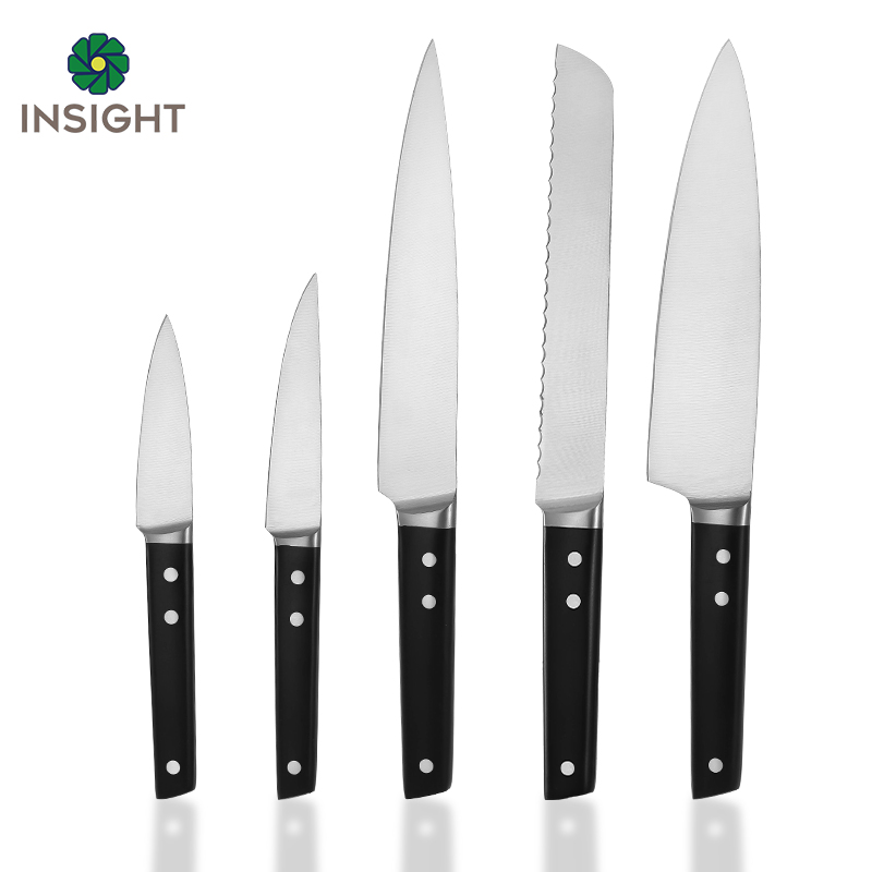 Set di coltelli da 5 pezzi in acciaio inossidabile