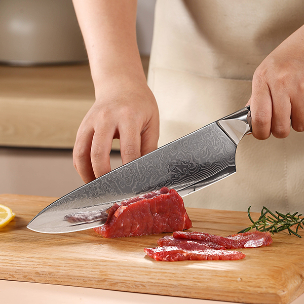 best damascus steel kitchen knife set