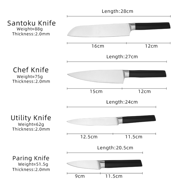 Single Steel-head Chef Knife Set