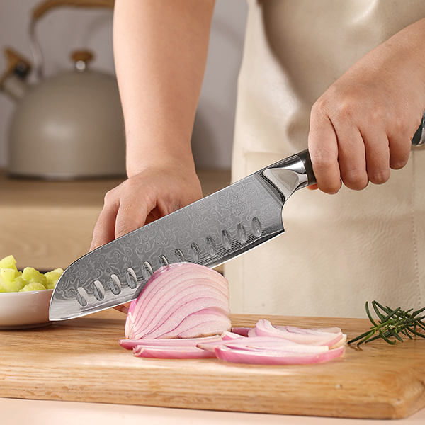 real damascus kitchen knife sets