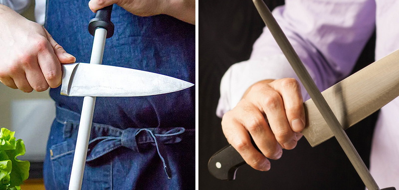How To Sharpen Kitchen Knives with Rod?