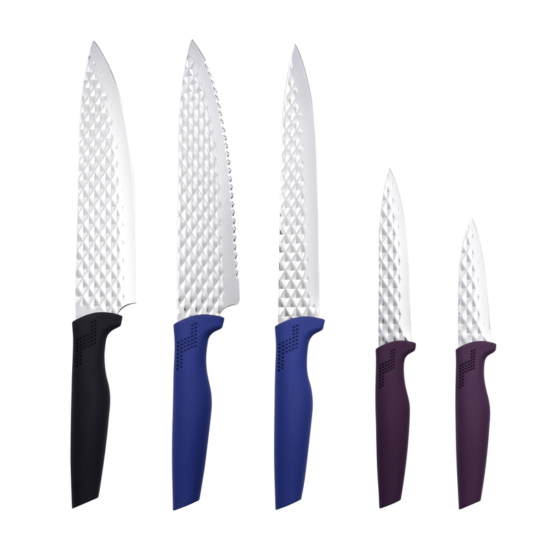 Set di coltelli da chef in plastica personalizzato