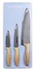 Cuchillos de cocina de acero inoxidable duradero