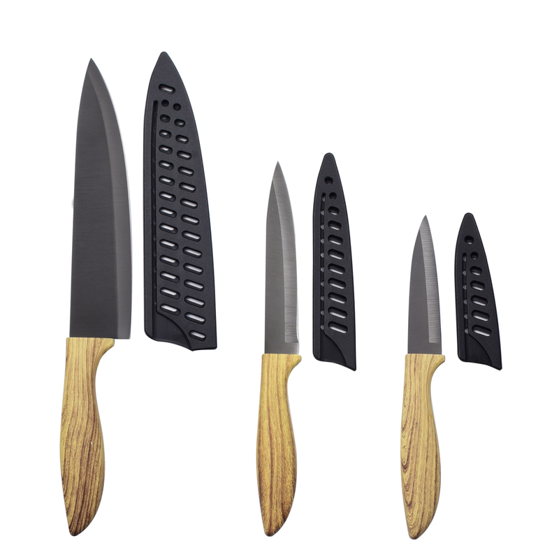 Cuchillos de cocina de acero inoxidable duradero