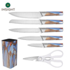 7-Piece Kitchen Knife Set with Knife Block