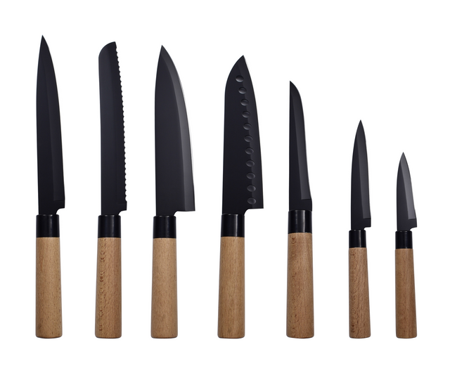 Set di coltelli da cucina antiaderente 