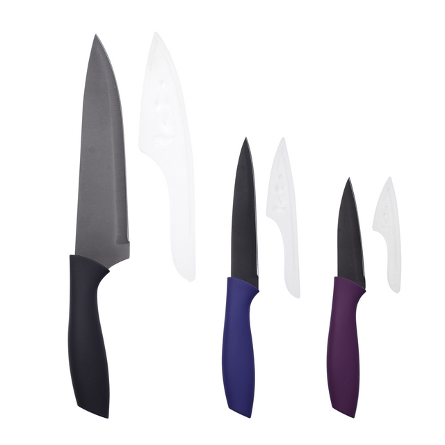 Juegos de cuchillos de acero inoxidable premium